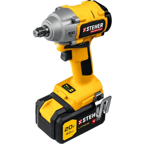 Гайковерт ударный аккумуляторный Steher CWB-300-1