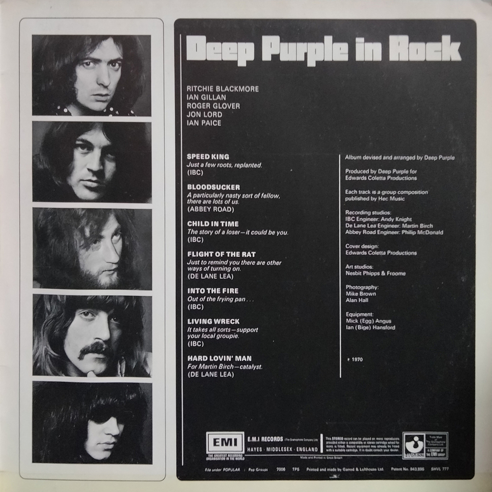 Deep Purple / In Rock (LP)