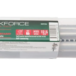 Сверло по металлу 12.5мм HSS(5шт), в пластиковом футляре RockForce##Rock FORCE RF-DSP125
