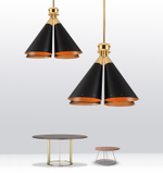 Ceiling design lamp  Madeleine by Delightfull (Black)