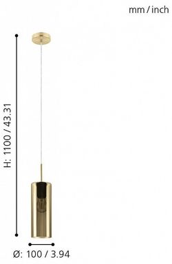 Подвесной светильник Eglo Selvino 98696