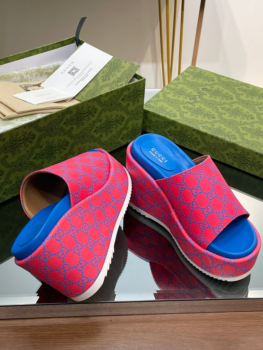 Gucci Platform Slide Sandal