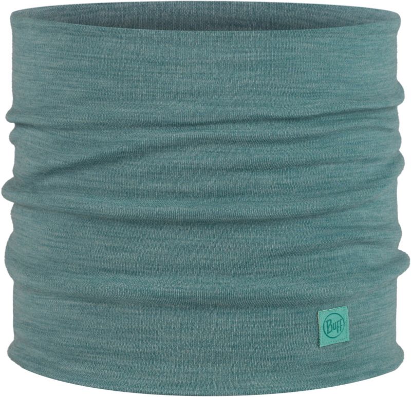 Теплый шерстяной шарф-труба Buff Merino Heavyweight Solid Pool Фото 1