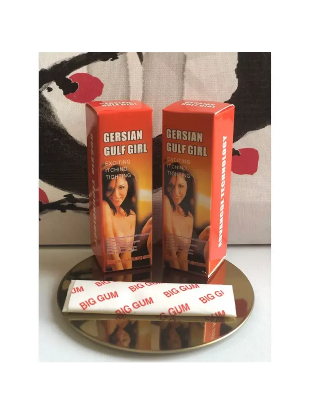 Возбуждающая жвачка GERSIAN GULF GIRL 1 пачки по 5 пластин