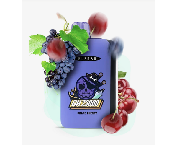 Купить Одноразовый Pod Elf Bar GH23000 - Grape Cherry (23000 затяжек)