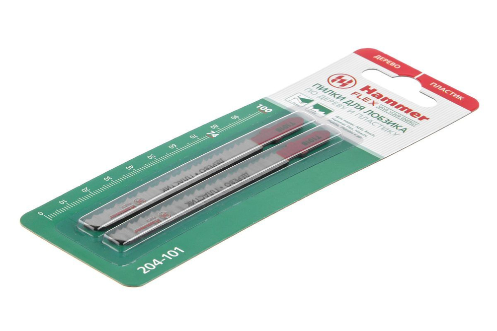 Пилки для лобзика HAMMER JG WD 204-101B (2шт.)
