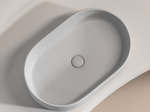 Умывальник чаша накладная овальная (цвет Серый Матовый) Element 608x385x122мм