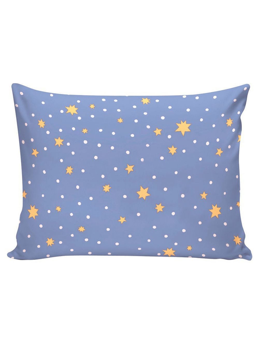 Постельное белье Сказка "Зимние звезды" евро Наволочка 50х70 см 2 шт Простынь 240х215 см Пододеяльник 200х215 см, перкаль