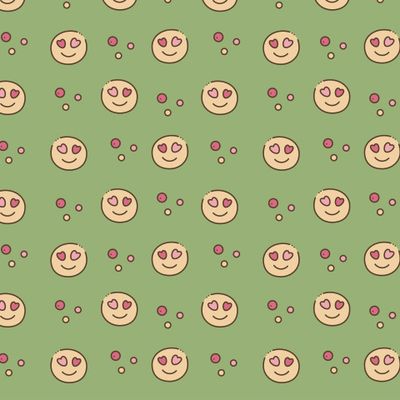 Весёлые рожицы в ретро стиле