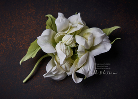 Коллекция брошей Silk Blossom пополнилась еще двумя розами из шелка