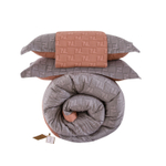 Комплект постельного белья Сатин с Одеялом 100% хлопок на резинке OBR165