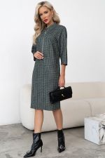 Платье Милана (зеленый/серый) Р11-1248 Nikol