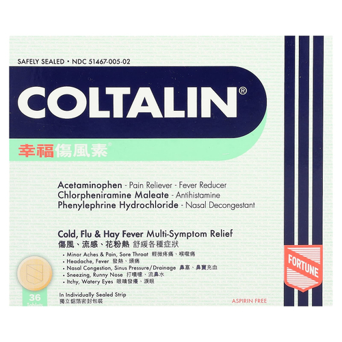 Fortune Pharm, Coltalin®, 36 таблеток