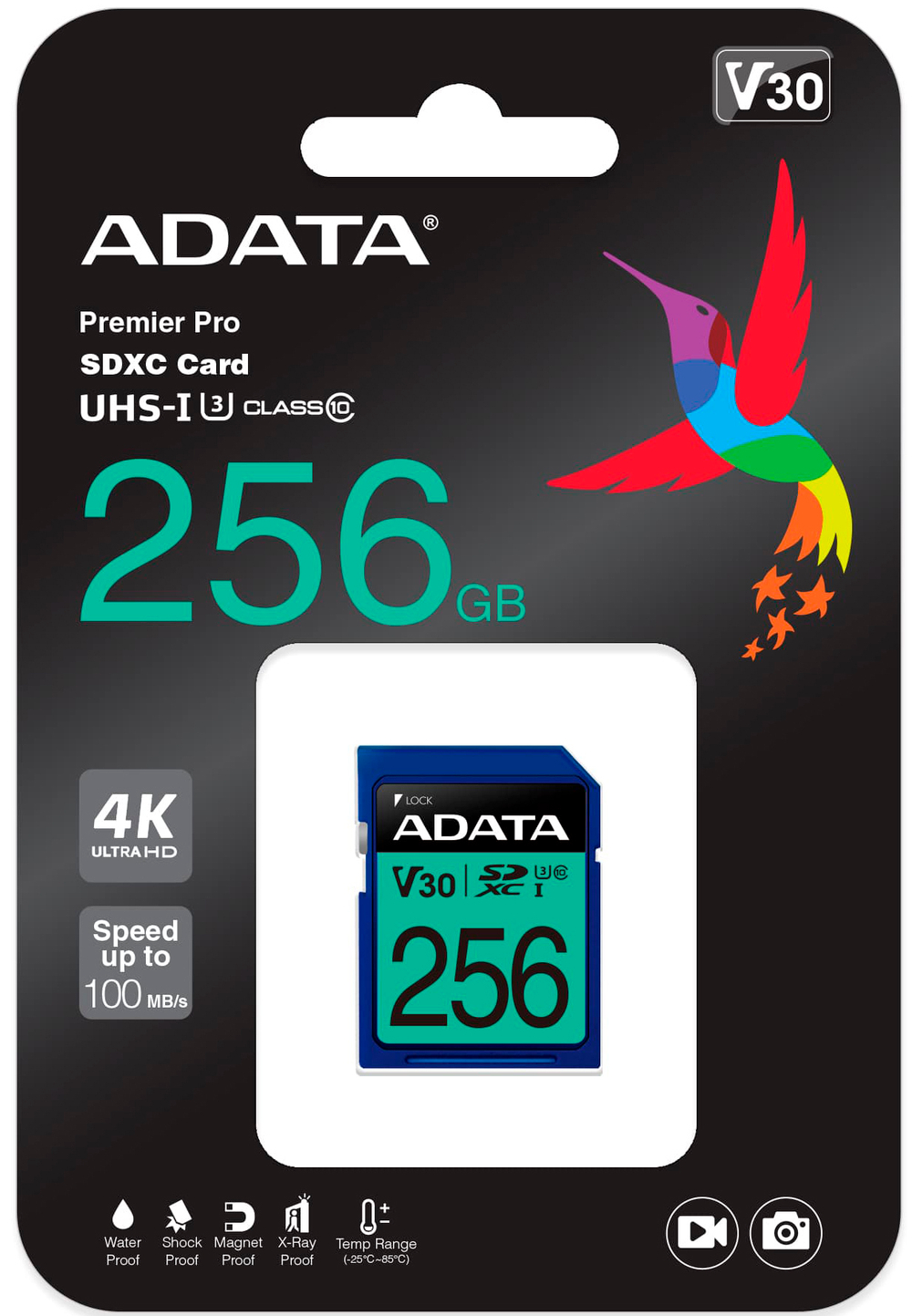Карта памяти 256GB ADATA ASDX256GUI3V30S-R