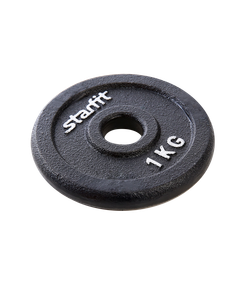 Диск чугунный BB-204 d=26 мм, черный, 1 кг