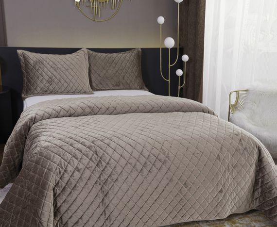 Натаниэль (серый) Покрывало 160х220