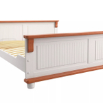 Кровать Адель 160х200, белый/черри