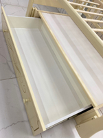 Кровать детская "Julia 11" автостенка, универсальный маятник (слоновая кость)