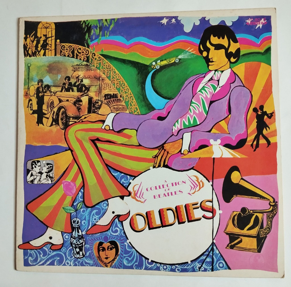 Винтажная виниловая пластинка LP The Beatles A Collection Of Beatles Oldies (Japan 1973) (No Obi) EX