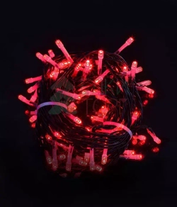 Комплект гирлянд на деревья 60 м., 3 луча по 20 м, 24V, 600 красных LED ламп, черный ПВХ, LTC (KDD600-11-1R)