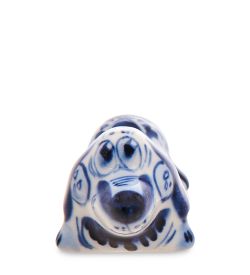 ГЛ- 721 Фигурка «Такса» (Гжельский фарфор)