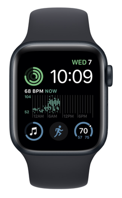 Apple Watch SE 2 (2023) GPS 40мм корпус из алюминия Midnight + ремешок black