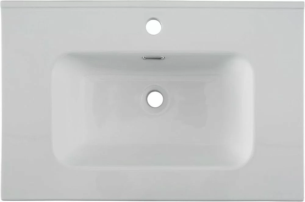 Тумба с раковиной Aquanet Алвита new 70 344133+330430 белая матовая