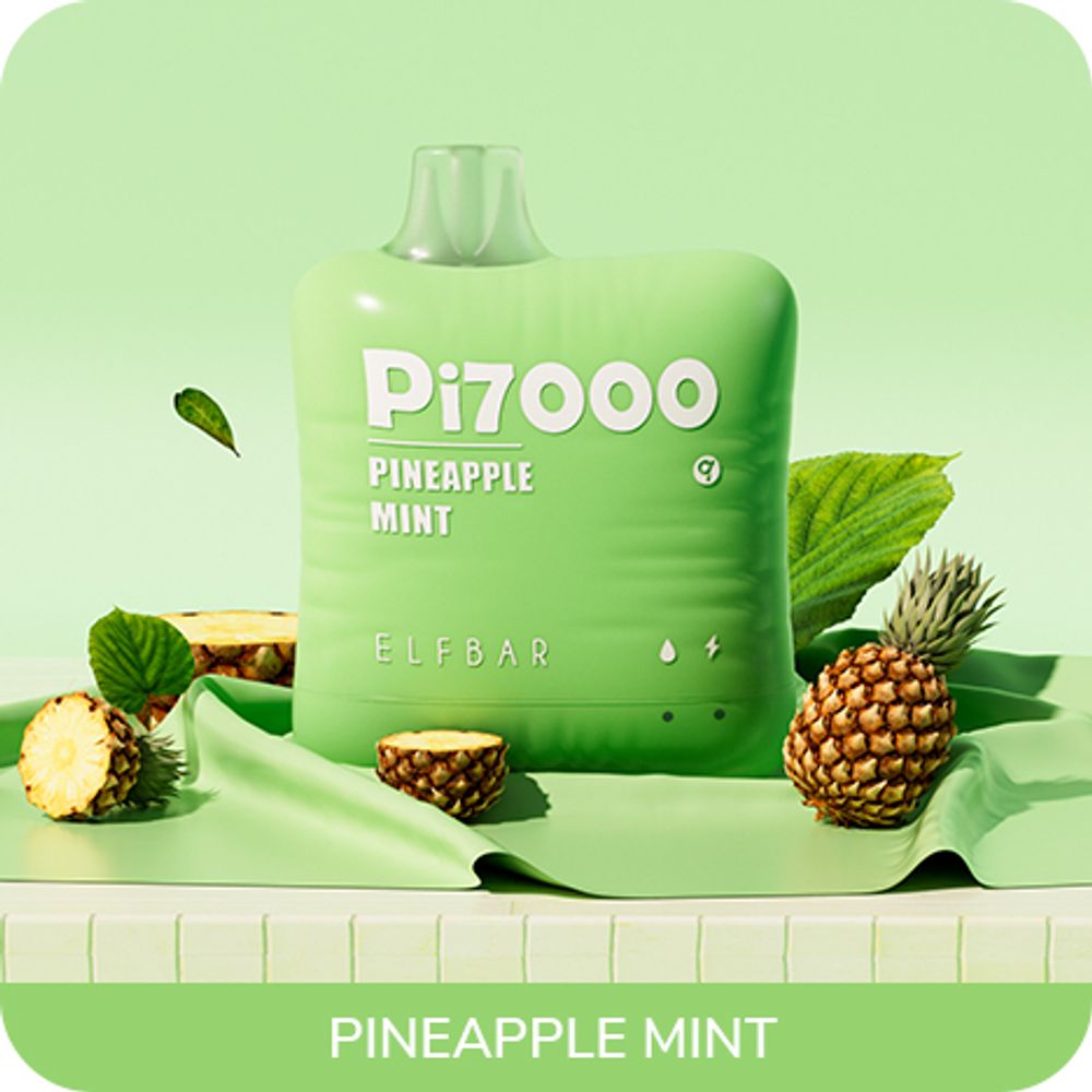Elf Bar PI7000 500mAh Pineapple Mint 5%