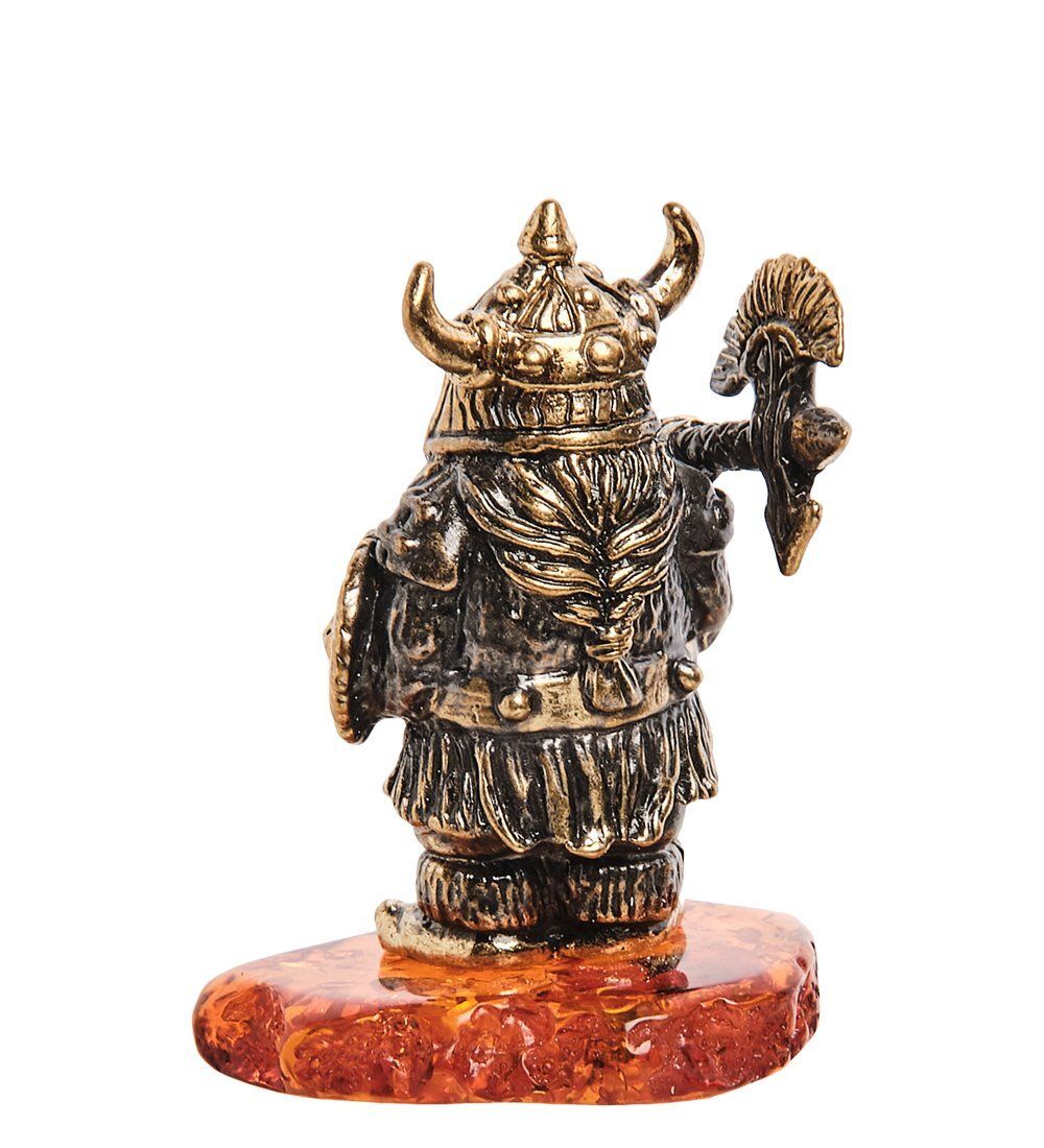 Народные промыслы AM-2835 Фигурка «Викинг» (латунь, янтарь)