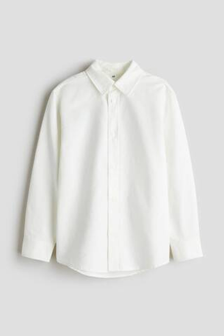 H&M Рубашка из хлопка, белый