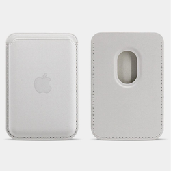 Картхолдер iPhone Leather Wallet MagSafe с лого