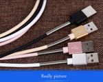 Кабель USB - Lightning Spring (черный) 1м