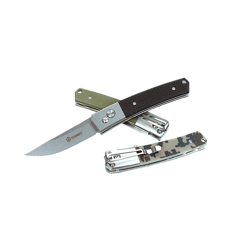Нож Ganzo G7362-CA 440C Выкидной с фиксацией *