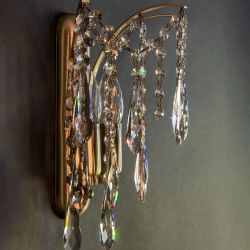 Citilux Селена CL302323 Бра хрустальное Бронза