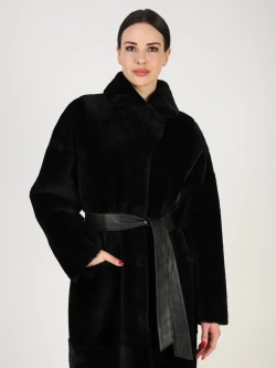 Дубленка зимняя шуба натуральная двухсторонняя оверсайз