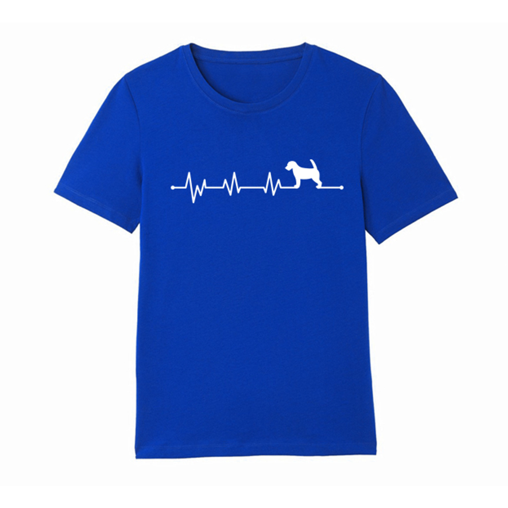 Футболка "ЭКГ - Джек Рассел в стойке"