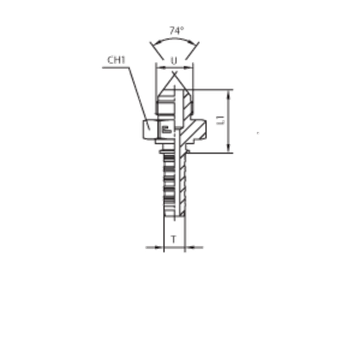 Фитинг DN 50 JIC (Ш) 2.1/2