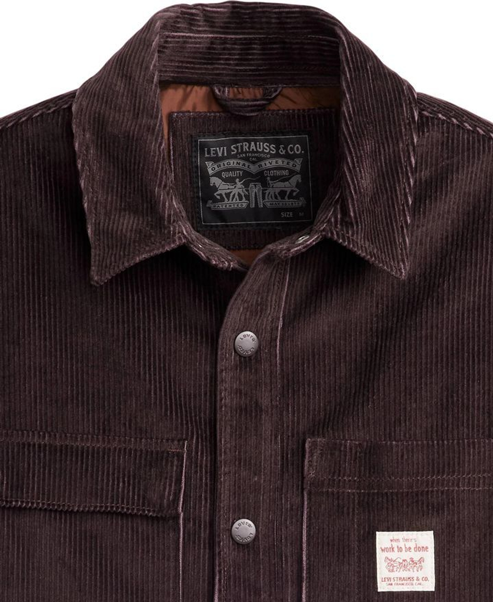 Рубашка Levis TELEGRAPH OVERSHIRT BROWNS