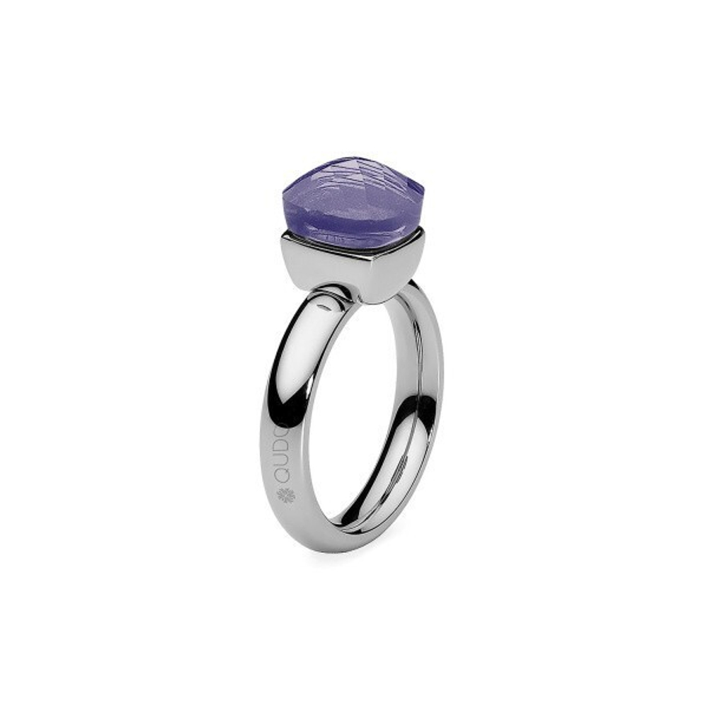 Кольцо Qudo Firenze tanzanite 17.2 мм 610591/17.2 V/S цвет фиолетовый, серебряный