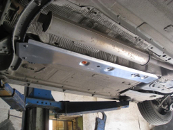 Защита топливопровода (сталь 2 мм) для Ford Focus III 2011-2019 (V - все) Alfeco.ALF0727st