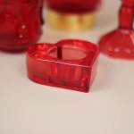 Подсвечник «Тайна любви» 8,5*8,3*3 см, Рубин