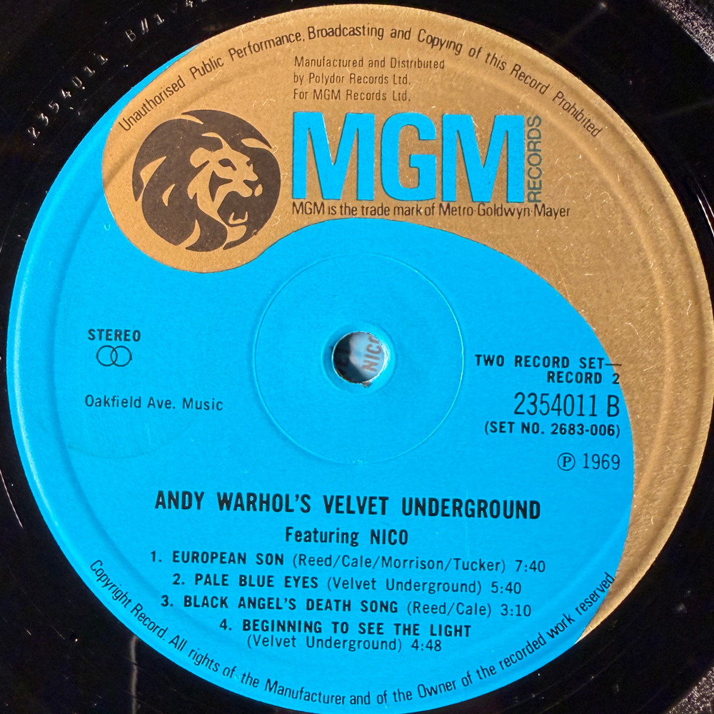 Andy Warhol's Velvet Underground Featuring Nico 2LP (Англия 1971г.) Т