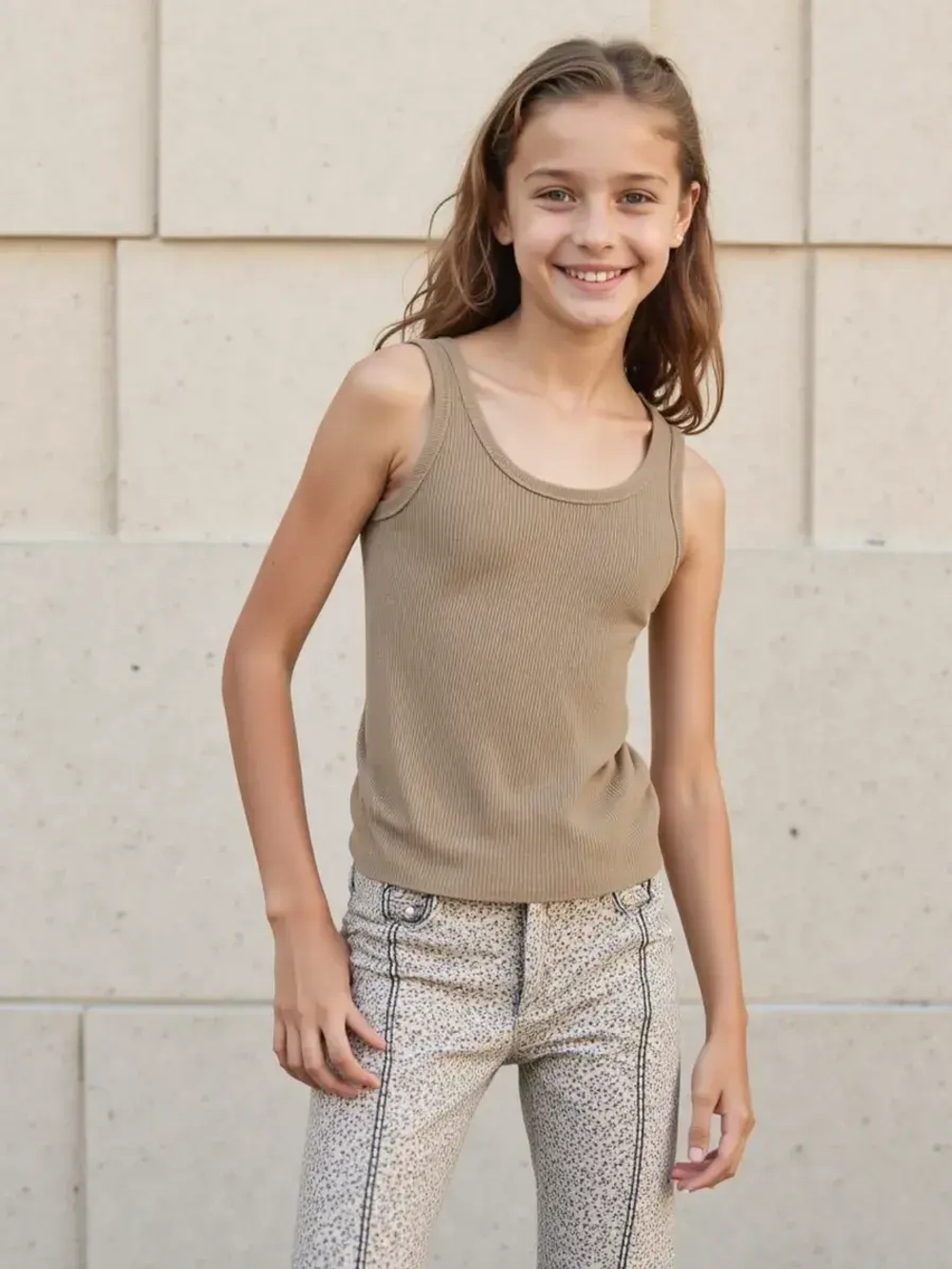 Майка детская в рубчик в садик