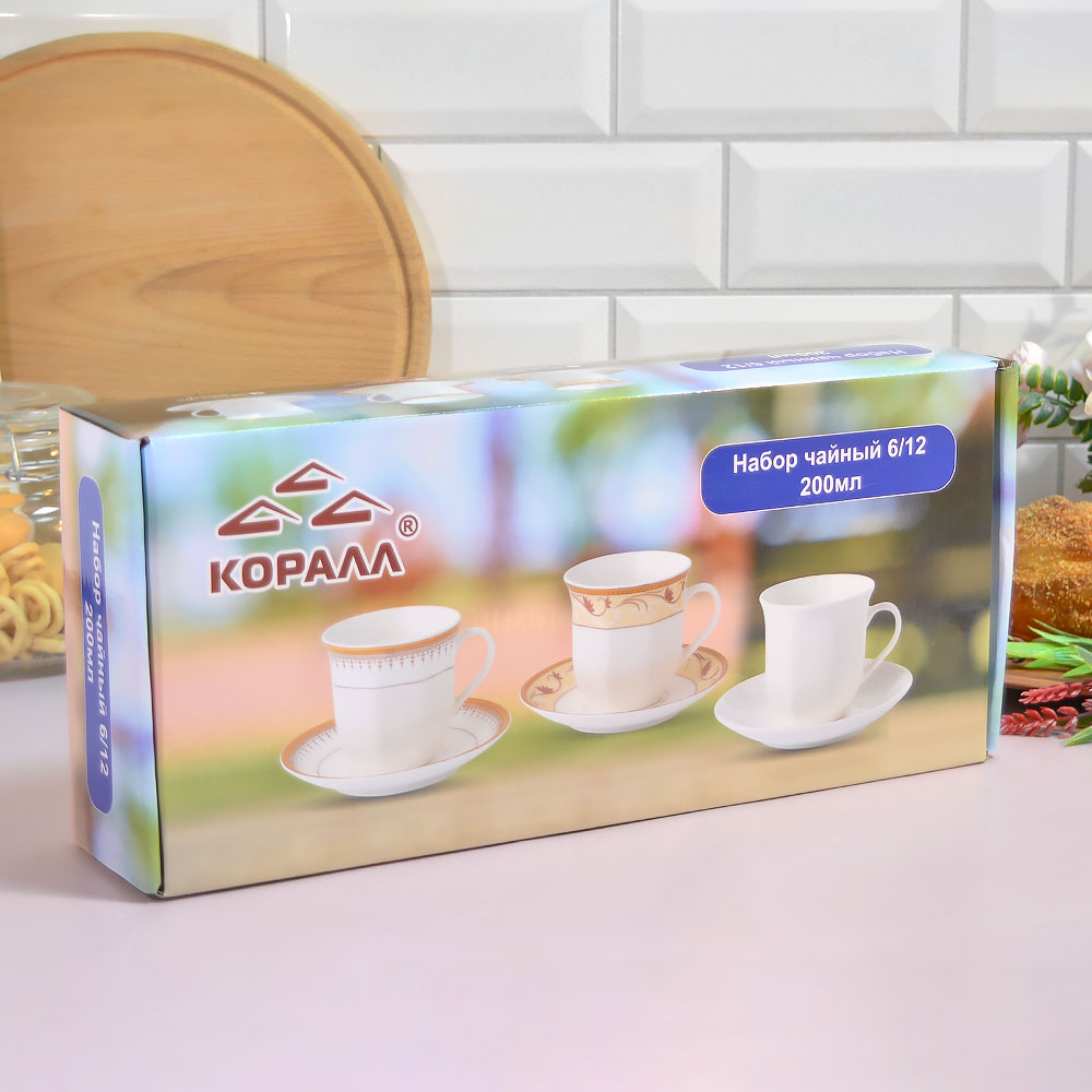 Кофейный набор 12 предметов 100мл "Классика"