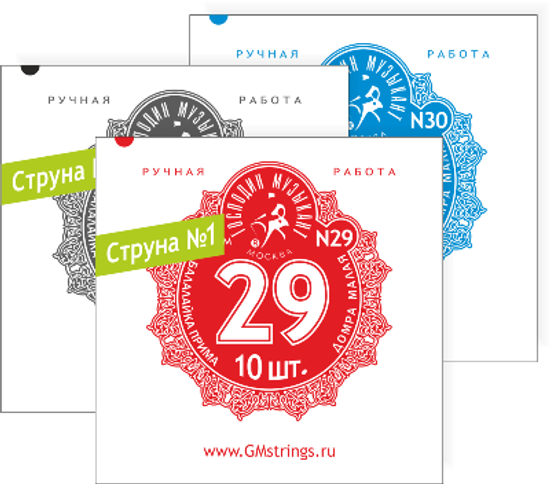 Струна одиночная для балалайки и домры ГОСПОДИН МУЗЫКАНТ N30