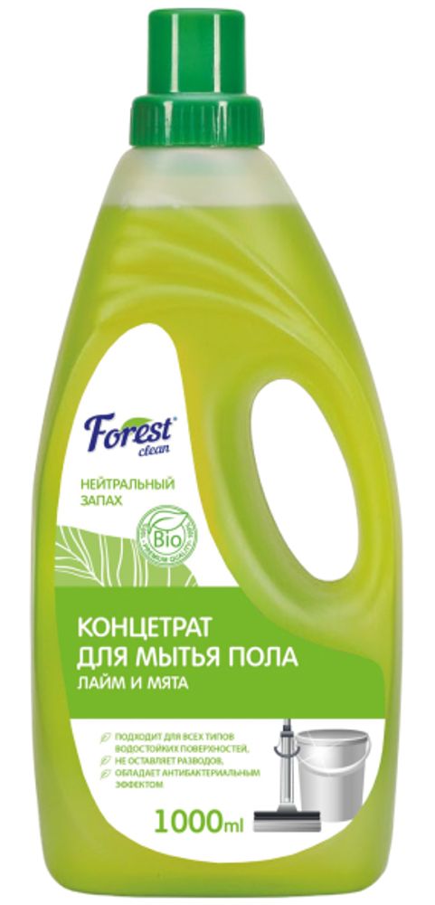 Forest Clean Концентрат для мытья пола “Лайм и мята” 1л