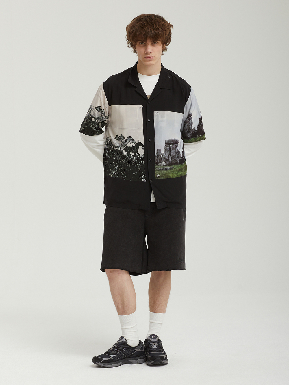 Мужская Рубашка Stone Horse Button Down