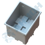 Контейнер 910 л Анион 910 л. прямоугольный (1070x990x1000см;белый) - арт.559514