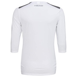 Женская теннисная футболка (dł. Рукава) Head Club 22 Tech 3/4 Shirt W - white/dark blue