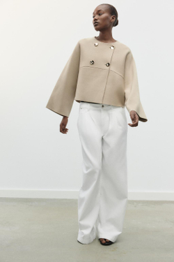 ZARA КАРДИГАН НА ЗАПÁХЕ, ПЕСОЧНЫЙ